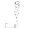 CATSUIT BS074 PRETO EROTIC LINE PASSION