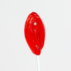 CHUPA-CHUPA DE GOMA EM FORMA DE VULVA SECRET PLAY