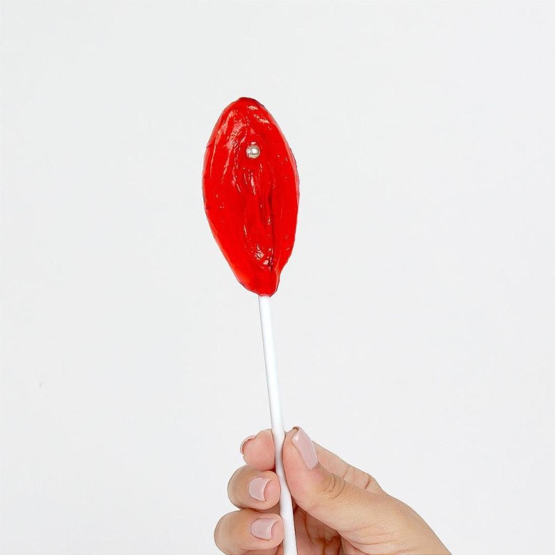 CHUPA-CHUPA DE GOMA EM FORMA DE VULVA SECRET PLAY CHUPA-CHUPA DE GOMA EM FORMA DE VULVA SECRET PLAY
