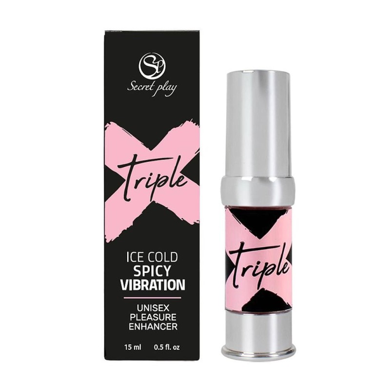GEL ESTIMULANTE TRIPLE X UNISEXO SECRET PLAY 15ML GEL ESTIMULANTE TRIPLE X UNISEXO SECRET PLAY 15ML