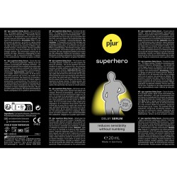 SERÚM RETARDANTE SUPERHERO 0.7 FL OZ / 20 ML PJUR