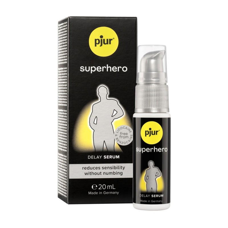 SERÚM RETARDANTE SUPERHERO 0.7 FL OZ / 20 ML PJUR SERÚM RETARDANTE SUPERHERO 0.7 FL OZ / 20 ML PJUR