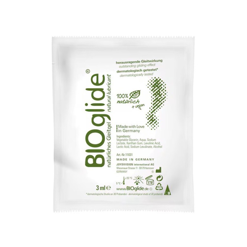 SAQUETA LUBRIFICANTE BIOGLIDE 3 ML