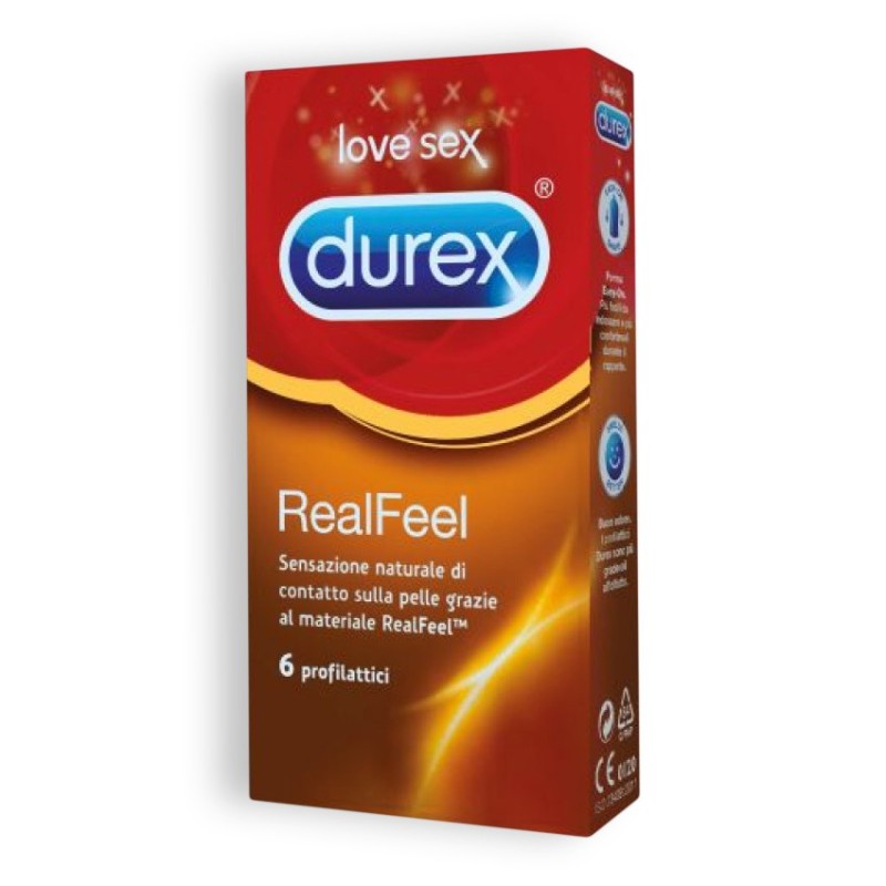 PRESERVATIVOS DUREX REAL FEEL 6 UNIDADES PRESERVATIVOS DUREX REAL FEEL 6 UNIDADES