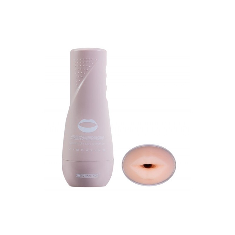 MASTURBADOR VIBRATÓRIO RELEASE VIBRATING STROKER BOCA MASTURBADOR VIBRATÓRIO RELEASE VIBRATING STROKER BOCA