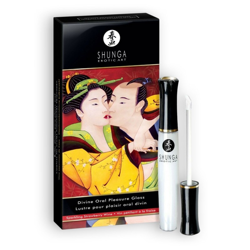 SHUNGA DIVINE ORAL PLEASURE GLOSS CHAMPANHE MORANGO 10ML SHUNGA DIVINE ORAL PLEASURE GLOSS CHAMPANHE MORANGO 10ML