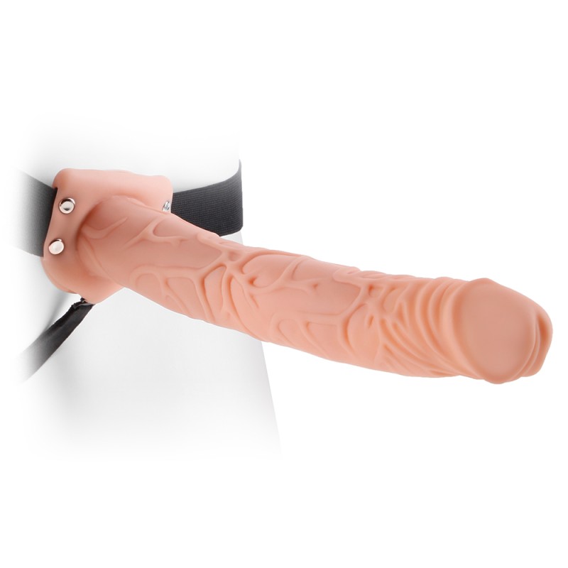 STRAP-ON OCO 11" FETISH FANTASY SERIES BRANCO STRAP-ON OCO 11" FETISH FANTASY SERIES BRANCO