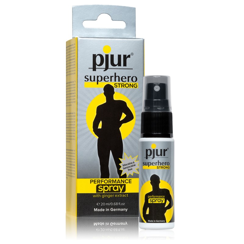 SPRAY RETARDANTE PJUR SUPERHERO STRONG 20ML SPRAY RETARDANTE PJUR SUPERHERO STRONG 20ML