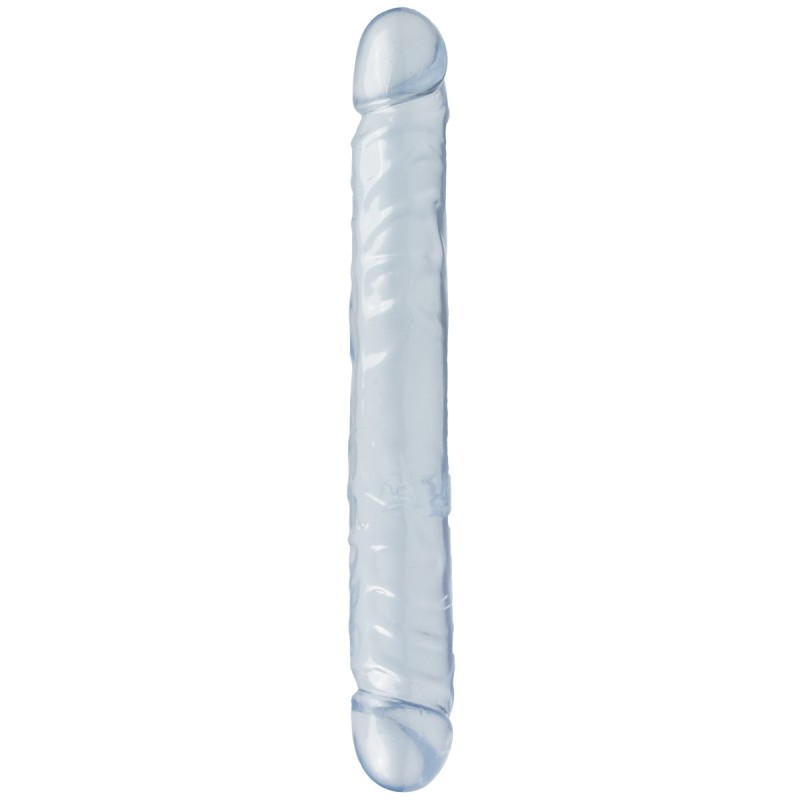 DILDO DUPLO JR. DOUBLE DONG 12'' TRANSPARENTE DILDO DUPLO JR. DOUBLE DONG 12'' TRANSPARENTE