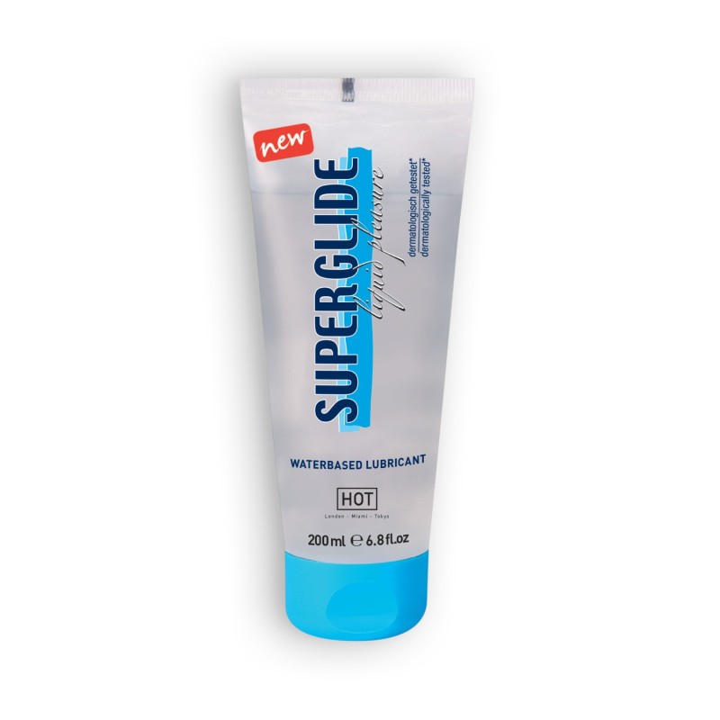 LUBRIFICANTE À BASE DE ÁGUA HOT™ SUPERGLIDE 200ML LUBRIFICANTE À BASE DE ÁGUA HOT™ SUPERGLIDE 200ML