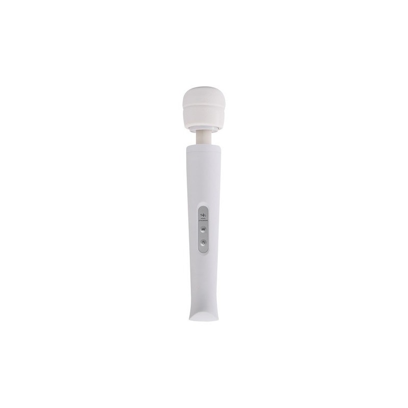 MASSAJADOR COM CARREGADOR USB CANDY PIE MAGIC WAND BRANCO MASSAJADOR COM CARREGADOR USB CANDY PIE MAGIC WAND BRANCO