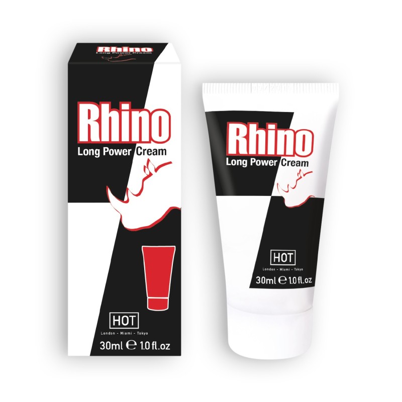 CREME RETARDANTE RHINO LONG POWER CREAM HOT™ 30ML CREME RETARDANTE RHINO LONG POWER CREAM HOT™ 30ML