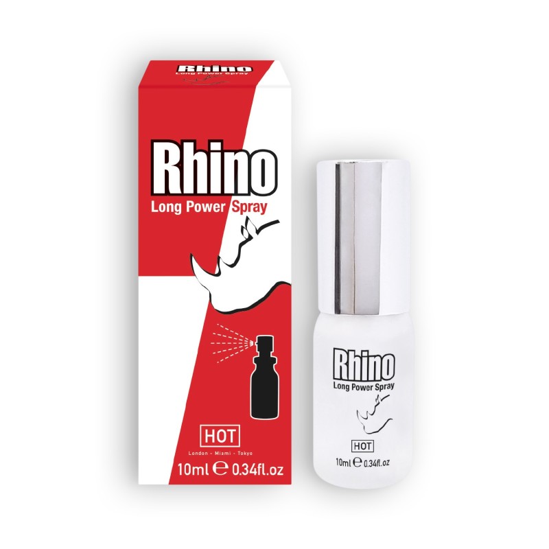SPRAY RETARDANTE RHINO LONG POWER SPRAY HOT™ 10ML SPRAY RETARDANTE RHINO LONG POWER SPRAY HOT™ 10ML