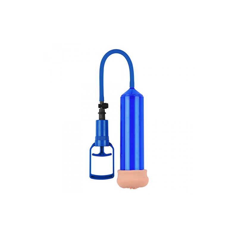 BOMBA PARA O PÉNIS COM MASTURBADOR PUSH TOUCH SENSE AZUL BOMBA PARA O PÉNIS COM MASTURBADOR PUSH TOUCH SENSE AZUL