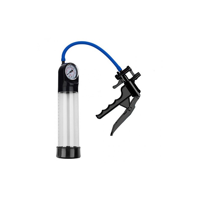 BOMBA PARA O PÉNIS COM MEDIDOR PRESSURE TOUCH GUN TRANSPARENTE BOMBA PARA O PÉNIS COM MEDIDOR PRESSURE TOUCH GUN TRANSPARENTE