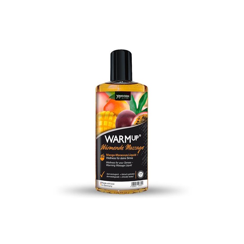 ÓLEO DE MASSAGEM COMESTÍVEL WARMUP MANGA MARACUJÁ 150ML ÓLEO DE MASSAGEM COMESTÍVEL WARMUP MANGA MARACUJÁ 150ML