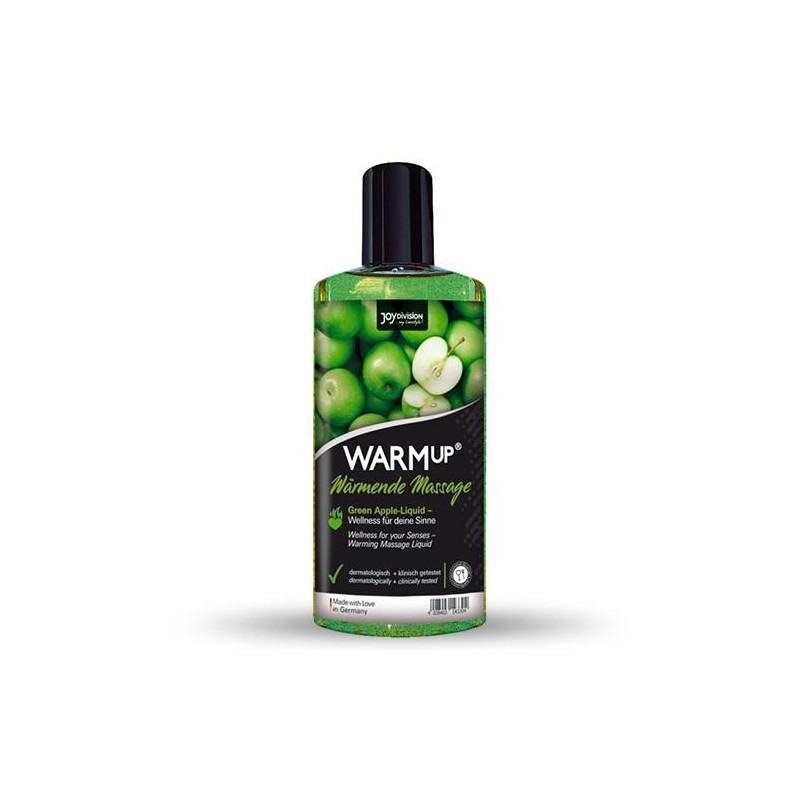 ÓLEO DE MASSAGEM COMESTÍVEL WARMUP MACÃ VERDE 150ML ÓLEO DE MASSAGEM COMESTÍVEL WARMUP MACÃ VERDE 150ML