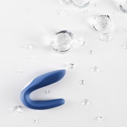 VIBRADOR PARA CASAL DOUBLE WHALE COM CARREGADOR USB