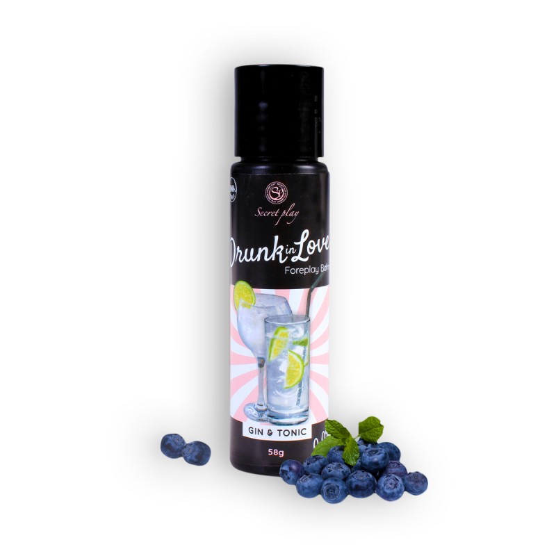 BÁLSAMO LUBRIFICANTE SABOR GIN TÓNICO DRUNK IN LOVE SECRET PLAY 60ML BÁLSAMO LUBRIFICANTE SABOR GIN TÓNICO DRUNK IN LOVE SECRET PLAY 60ML