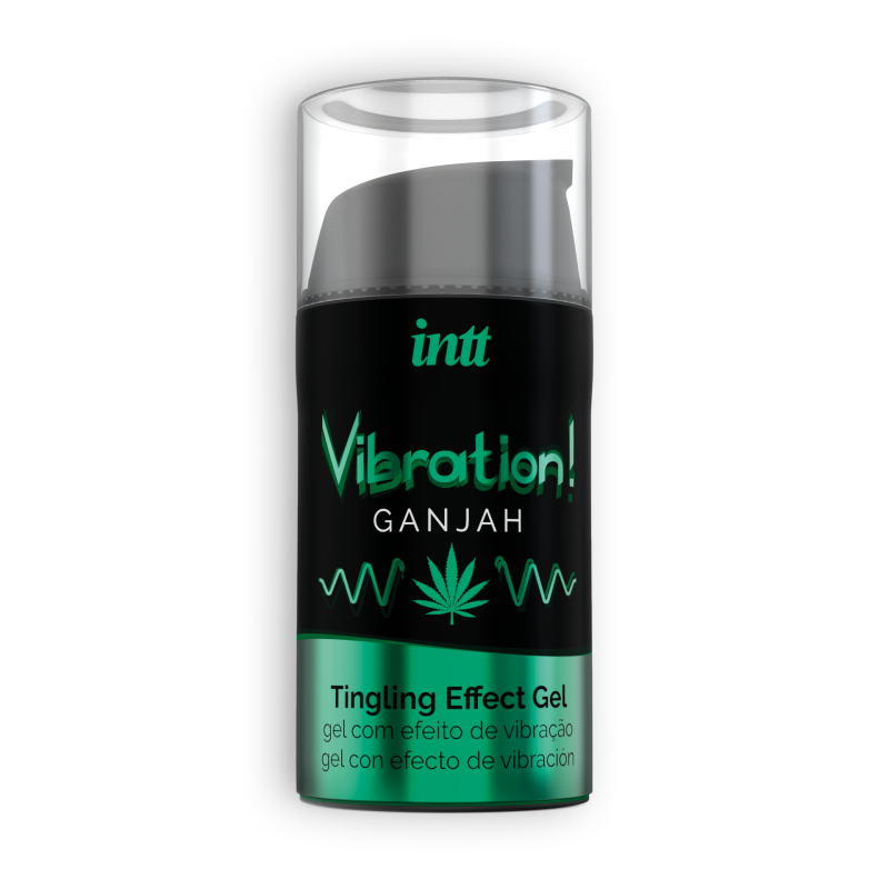 GEL COM VIBRAÇÃO VIBRATION GANJAH INTT 15ML GEL COM VIBRAÇÃO VIBRATION GANJAH INTT 15ML