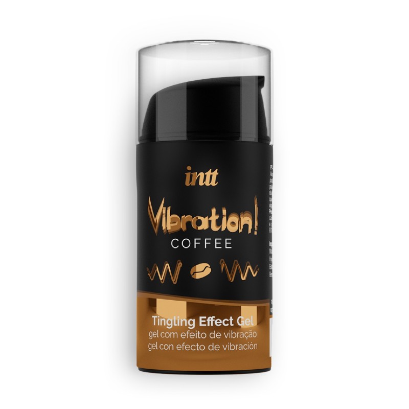 GEL COM VIBRAÇÃO VIBRATION CAFÉ INTT 15ML GEL COM VIBRAÇÃO VIBRATION CAFÉ INTT 15ML