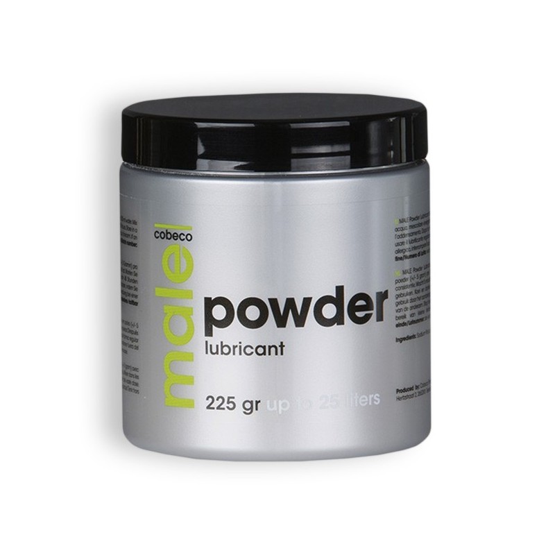 LUBRIFICANTE À BASE DE ÁGUA MALE POWDER 225GR LUBRIFICANTE À BASE DE ÁGUA MALE POWDER 225GR