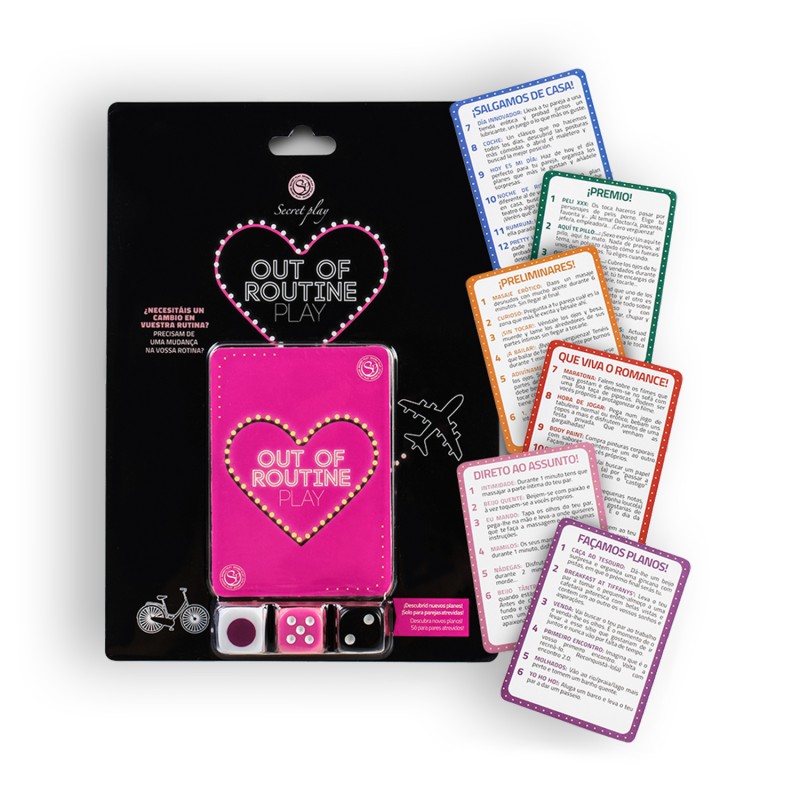 JOGO OUT OF ROUTINE EM INGLÊS E ESPANHOL SECRET PLAY JOGO OUT OF ROUTINE EM INGLÊS E ESPANHOL SECRET PLAY