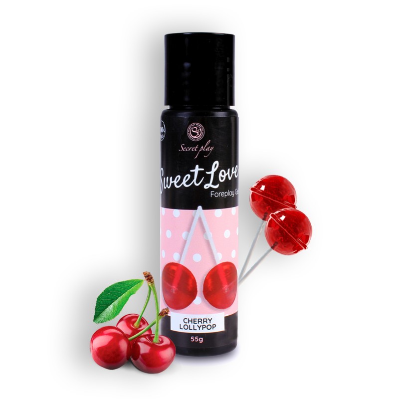 GEL LUBRIFICANTE COM SABOR A CHUPA DE CEREJA SWEET LOVE SECRET PLAY 60ML GEL LUBRIFICANTE COM SABOR A CHUPA DE CEREJA SWEET LOVE SECRET PLAY 60ML