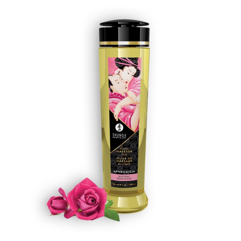 ÓLEO DE MASSAGEM SHUNGA APHRODISIA ROSA 240ML ÓLEO DE MASSAGEM SHUNGA APHRODISIA ROSA 240ML