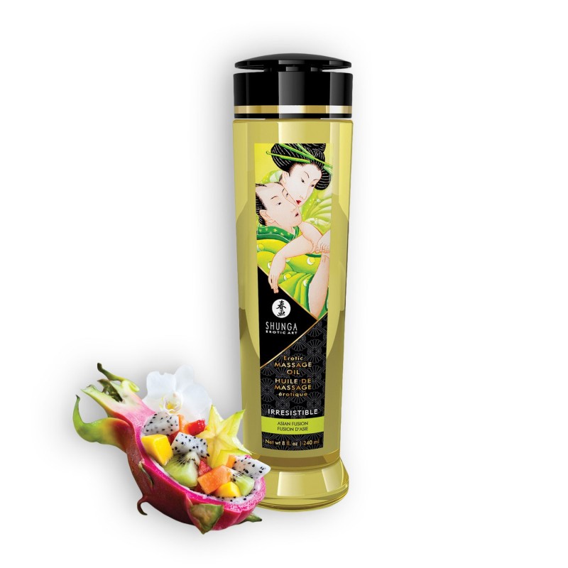 ÓLEO DE MASSAGEM SHUNGA IRRESISTIBLE FUSÃO ASIÁTICA 240ML ÓLEO DE MASSAGEM SHUNGA IRRESISTIBLE FUSÃO ASIÁTICA 240ML