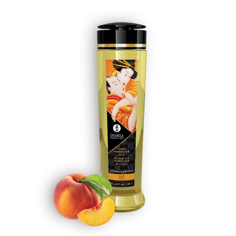 ÓLEO DE MASSAGEM SHUNGA STIMULATION PÊSSEGO 240ML ÓLEO DE MASSAGEM SHUNGA STIMULATION PÊSSEGO 240ML