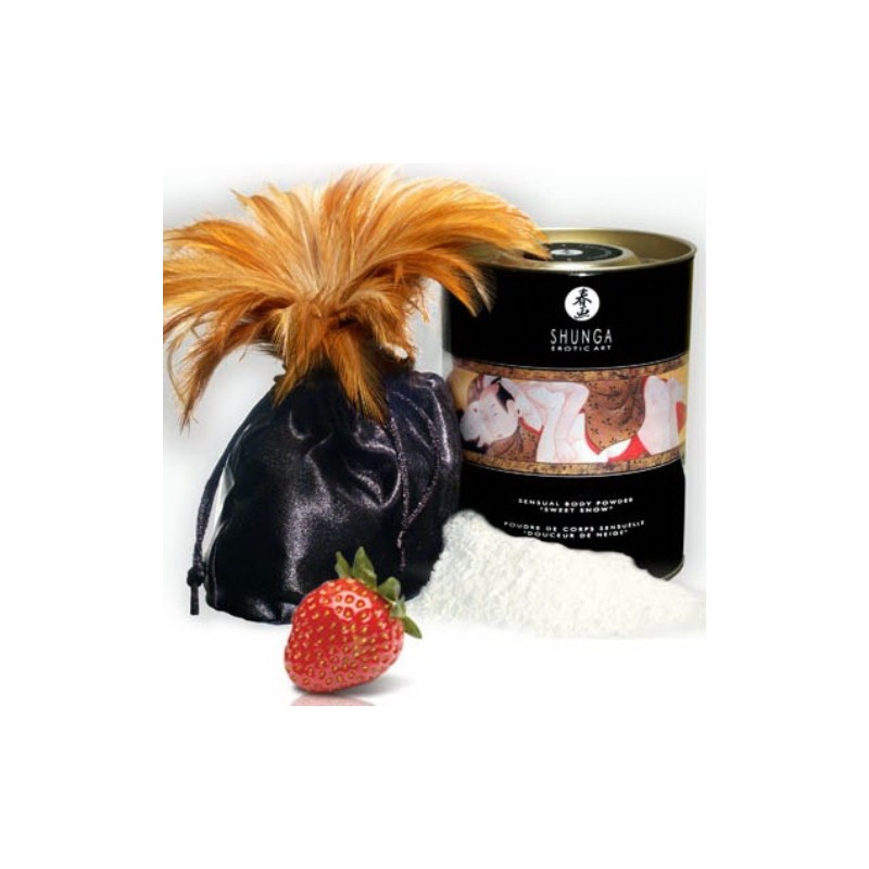 PÓ CORPORAL SHUNGA SWEET SNOW CHAMPANHE E MORANGO 228GR PÓ CORPORAL SHUNGA SWEET SNOW CHAMPANHE E MORANGO 228GR