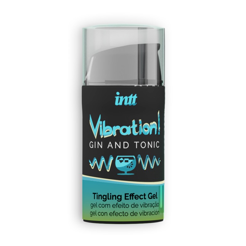 GEL COM VIBRAÇÃO VIBRATION GIN E TÓNICA INTT 15ML GEL COM VIBRAÇÃO VIBRATION GIN E TÓNICA INTT 15ML
