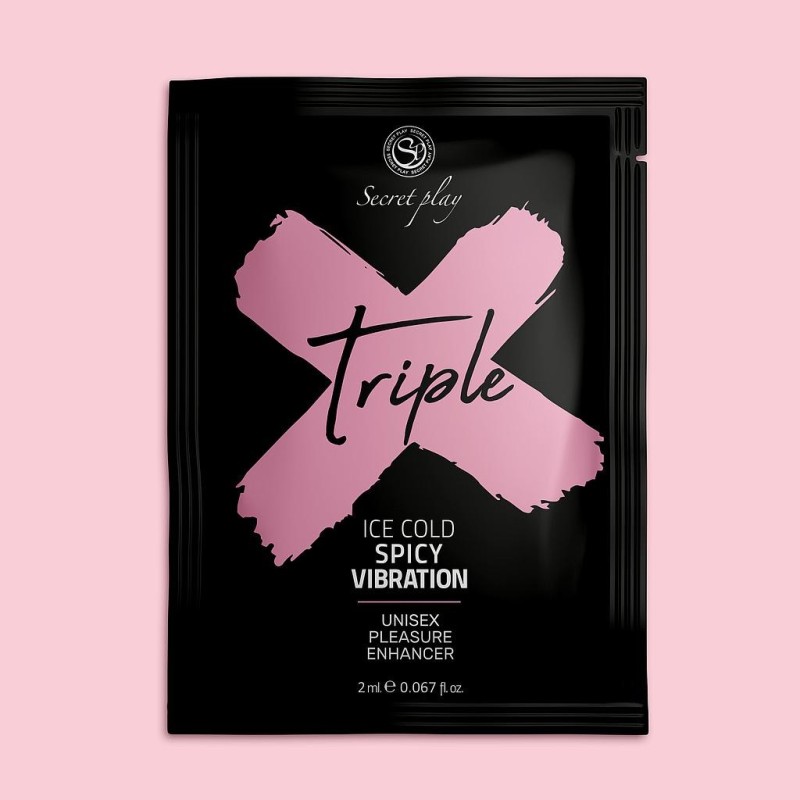 GEL ESTIMULANTE TRIPLE X UNISEXO SECRET PLAY 2ML GEL ESTIMULANTE TRIPLE X UNISEXO SECRET PLAY 2ML
