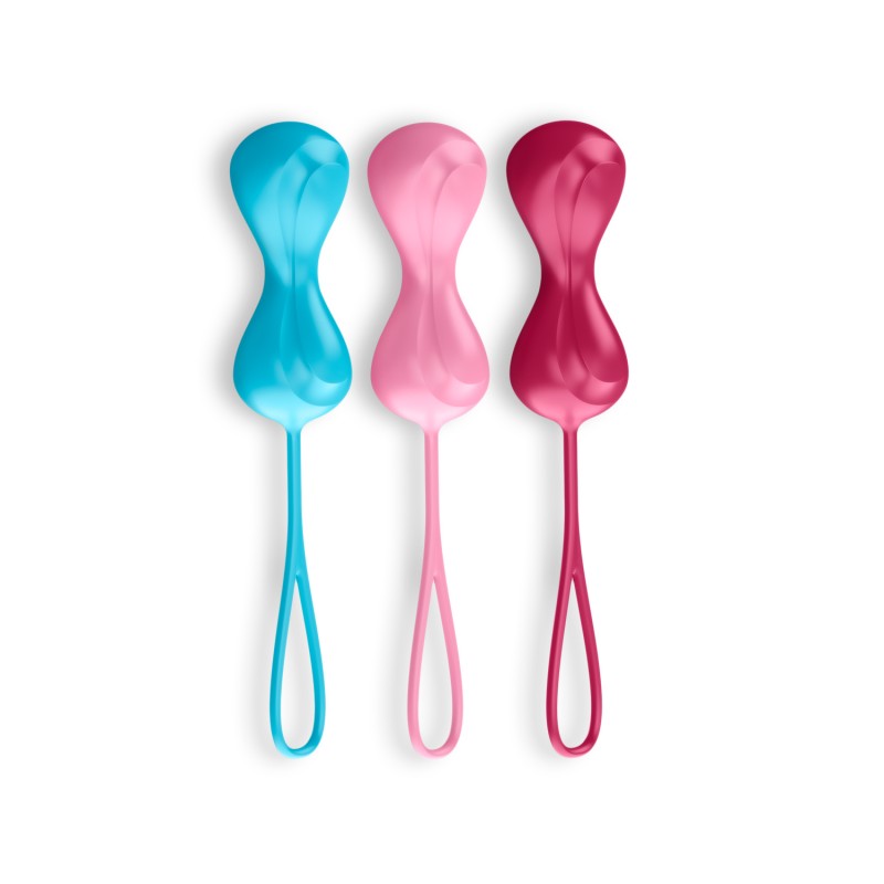 CONJUNTO DE 3 BOLAS BEN-WA POWER BALLS SATISFYER COLORIDAS CONJUNTO DE 3 BOLAS BEN-WA POWER BALLS SATISFYER COLORIDAS