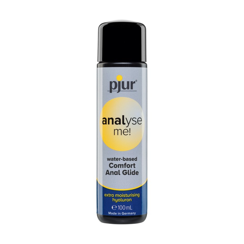 LUBRIFICANTE À BASE DE ÁGUA PJUR ANALYSE ME! MOISTURISING 100ML LUBRIFICANTE À BASE DE ÁGUA PJUR ANALYSE ME! MOISTURISING 100ML