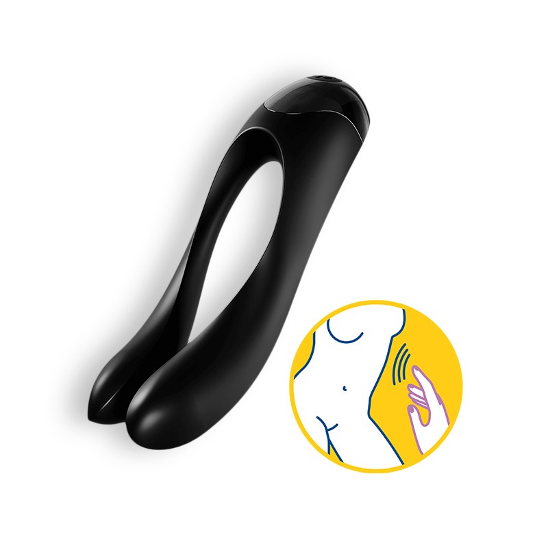 VIBRADOR CANDY CANE SATISFYER PRETO VIBRADOR CANDY CANE SATISFYER PRETO