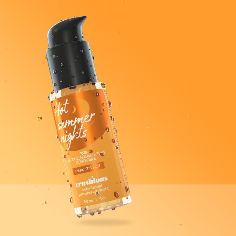 LUBRIFICANTE COM EFEITO CALOR 50 ML CRUSHIOUS LUBRIFICANTE COM EFEITO CALOR 50 ML CRUSHIOUS