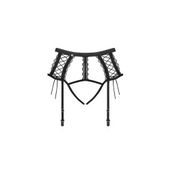 CINTO DE LIGAS E TANGA BRAVELLE OBSSESSIVE PRETO