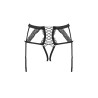 CINTO DE LIGAS E TANGA BRAVELLE OBSSESSIVE PRETO