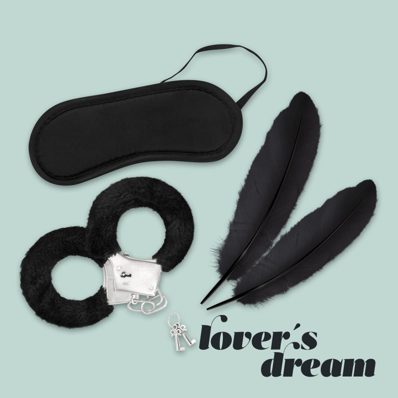 KIT BONDAGE LOVER'S DREAM CRUSHIOUS PRETO KIT BONDAGE LOVER'S DREAM CRUSHIOUS PRETO
