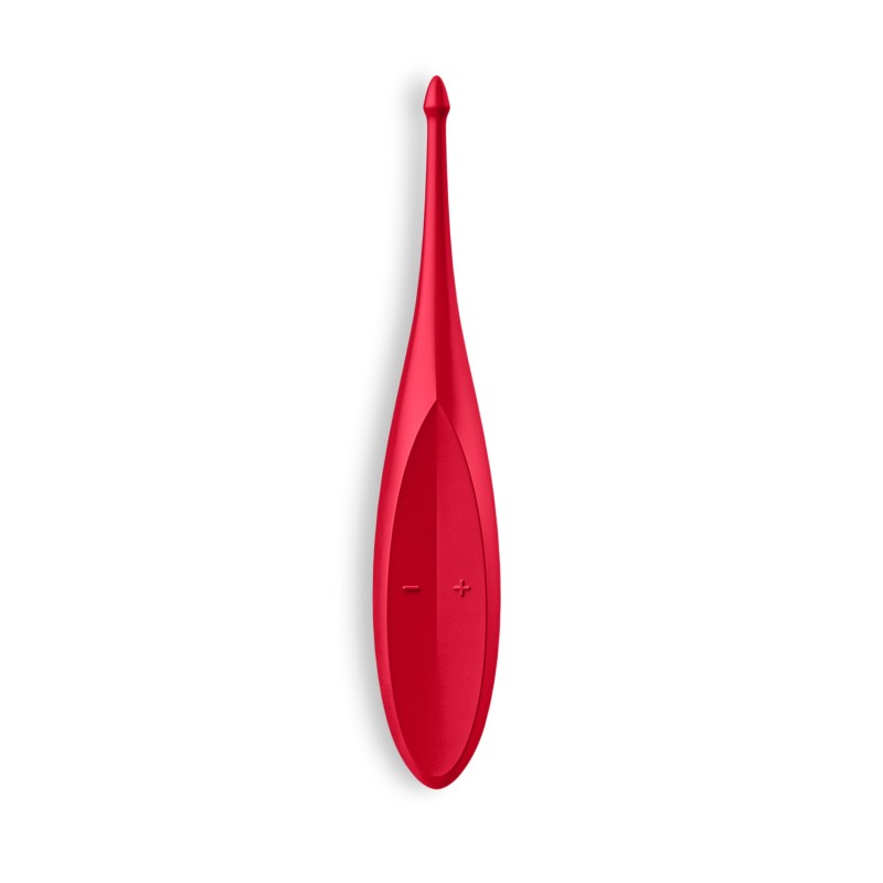 VIBRADOR TWIRLING FUN SATISFYER VERMELHO VIBRADOR TWIRLING FUN SATISFYER VERMELHO