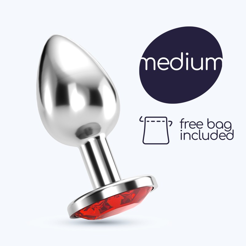 PLUG ANAL JOIA BIJOU VERMELHO MÉDIO CRUSHIOUS COM BOLSA AVELUDADA GRÁTIS PLUG ANAL JOIA BIJOU VERMELHO MÉDIO CRUSHIOUS COM BOLSA AVELUDADA GRÁTIS