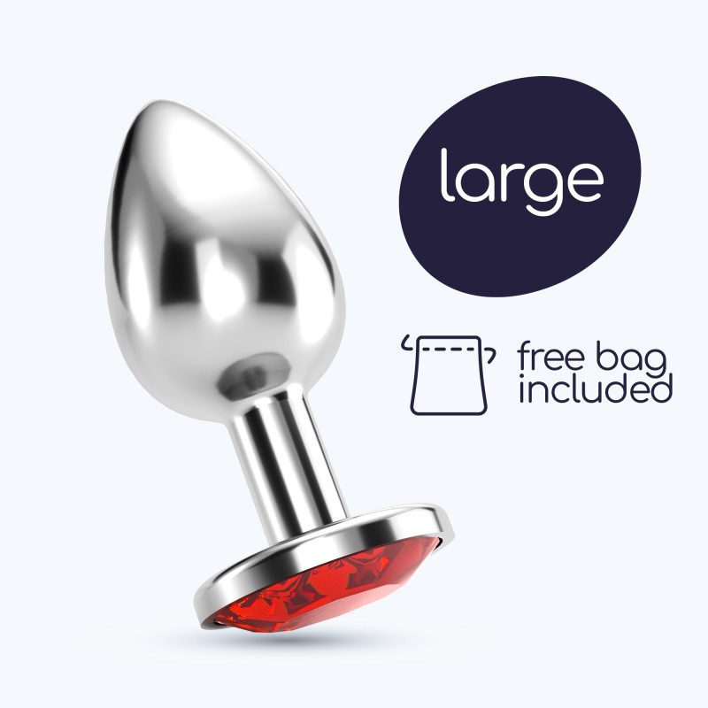 PLUG ANAL JOIA BIJOU VERMELHO GRANDE CRUSHIOUS COM BOLSA AVELUDADA GRÁTIS PLUG ANAL JOIA BIJOU VERMELHO GRANDE CRUSHIOUS COM BOLSA AVELUDADA GRÁTIS