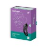 ANEL VIBRATÓRIO LEGENDARY DUO SATISFYER PRETO