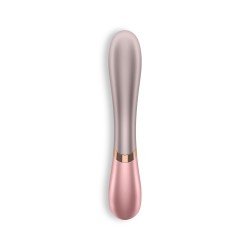 VIBRADOR HOT LOVER COM APP SATISFYER ROSA - ROSA ESCURO