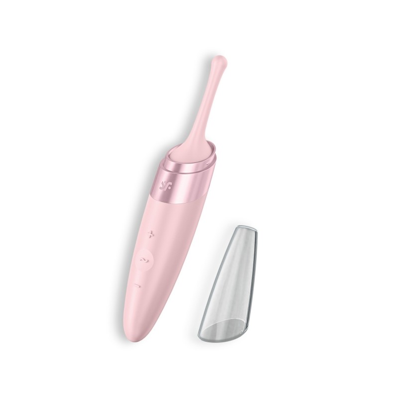 VIBRADOR TWIRLING DELIGHT SATISFYER ROSA VIBRADOR TWIRLING DELIGHT SATISFYER ROSA