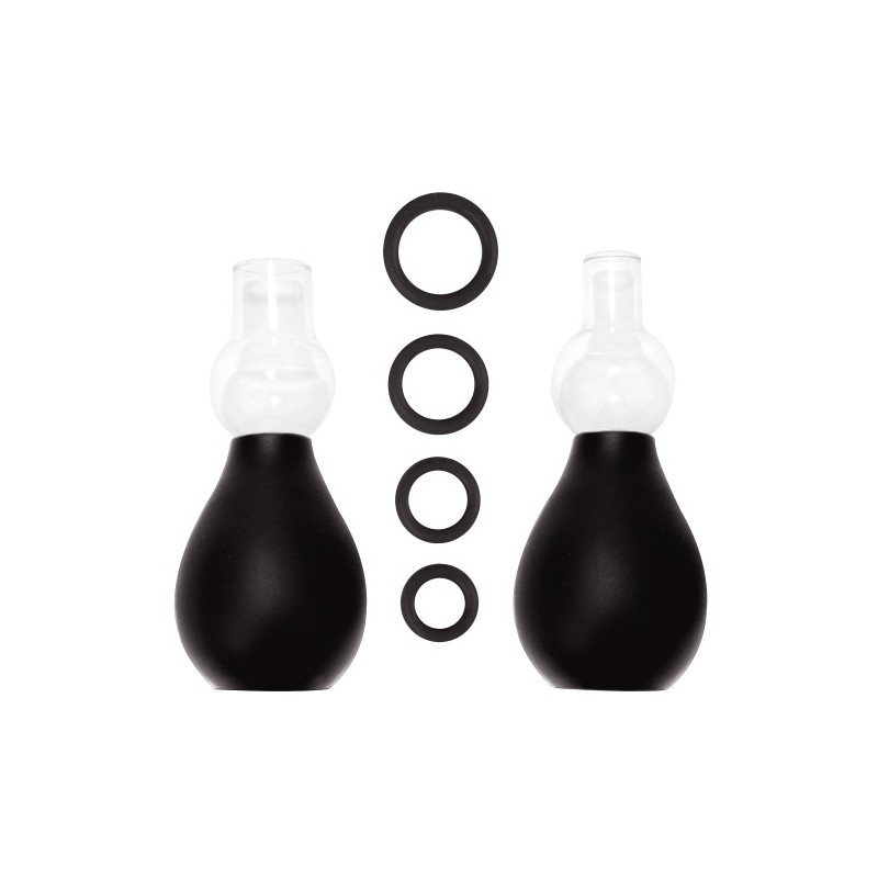 KIT SUGADOR DE MAMILOS OUCH! NIPPLE ERECTOR SET PRETO KIT SUGADOR DE MAMILOS OUCH! NIPPLE ERECTOR SET PRETO