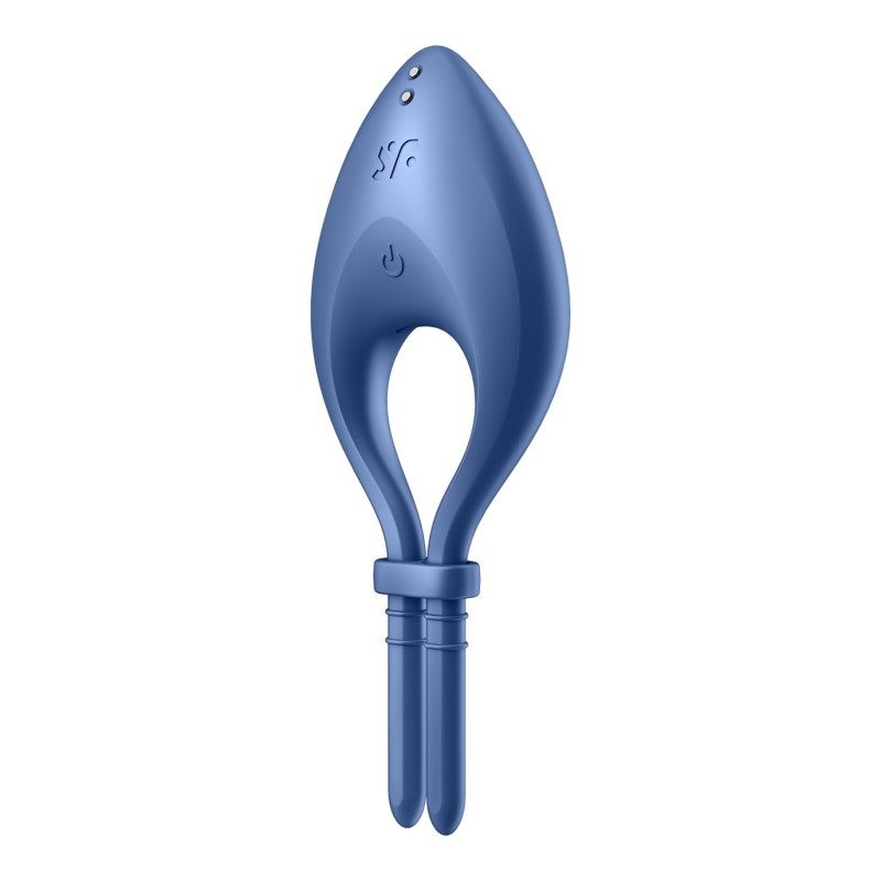 ANEL VIBRATÓRIO BULLSEYE COM APP SATISFYER AZUL ANEL VIBRATÓRIO BULLSEYE COM APP SATISFYER AZUL