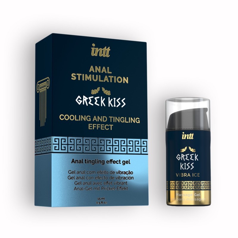 GEL DE MASSAGEM ANAL COM EFEITO DE VIBRAÇÃO GREEK KISS INTT 15ML GEL DE MASSAGEM ANAL COM EFEITO DE VIBRAÇÃO GREEK KISS INTT 15ML